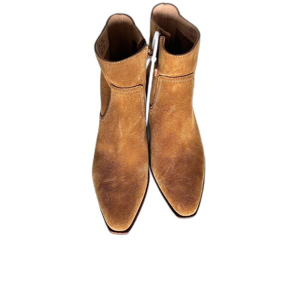 Cole Haan Naia Ankle Booties Light Brown Suede New Sz 7.5 - Picture 2 of 6